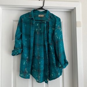 Hollister Blue Flannel